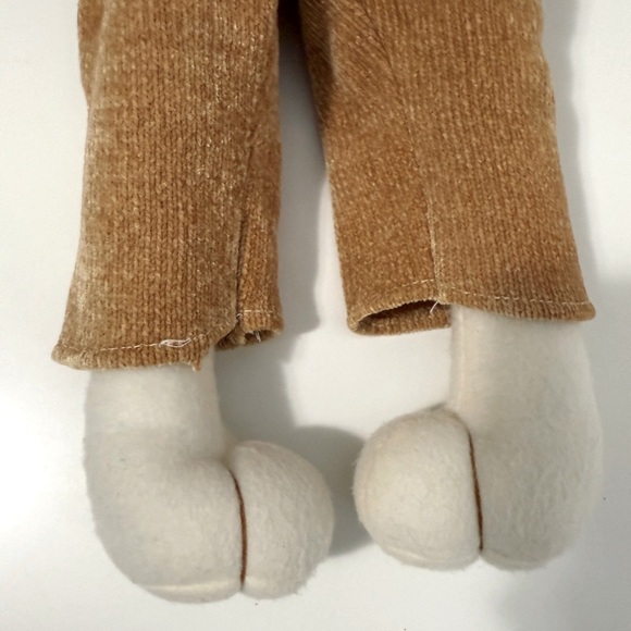 20” Decorative Plush Bunny Duo in Tan and Cream - Picture 6 of 16